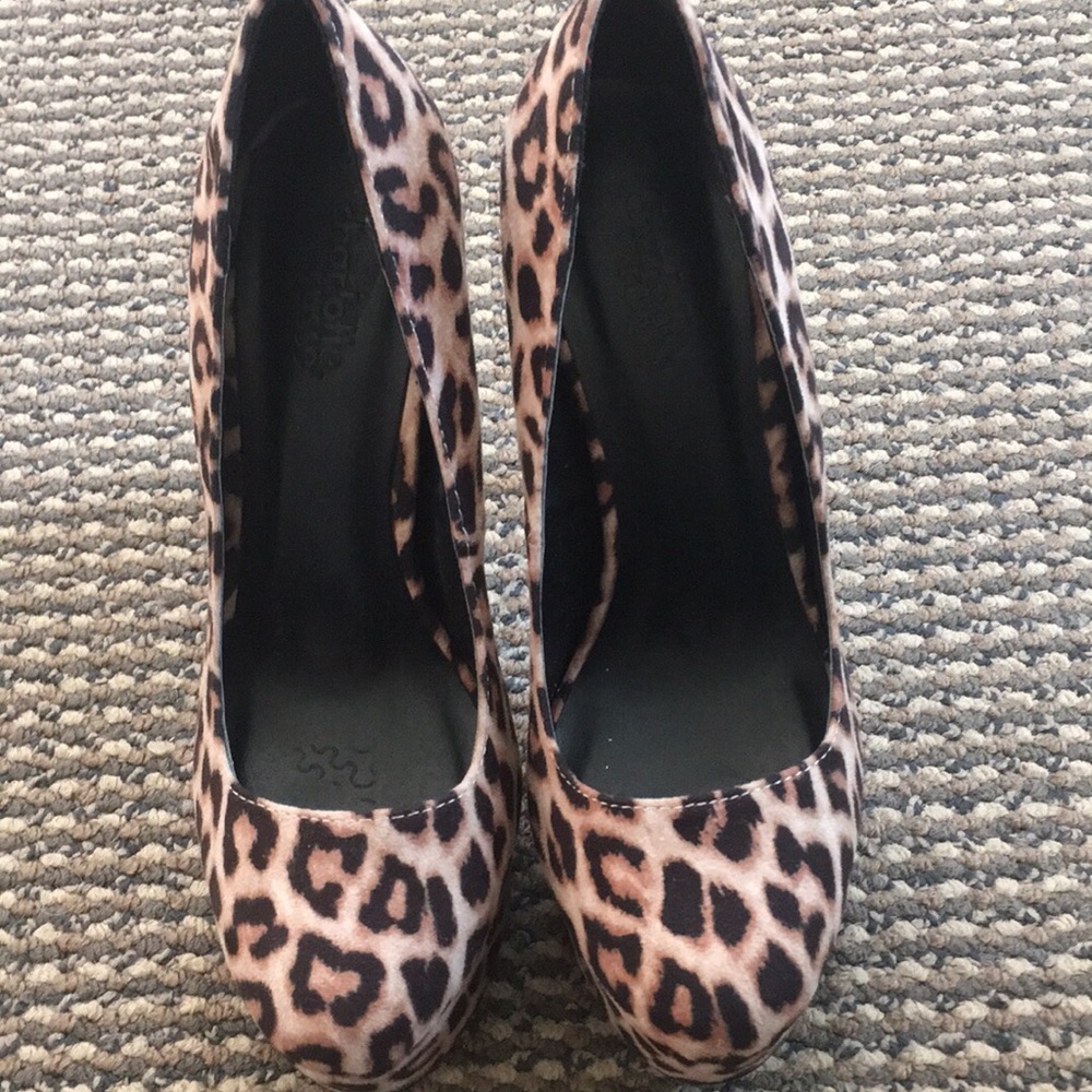 Charlotte Russe Leopard Print heels